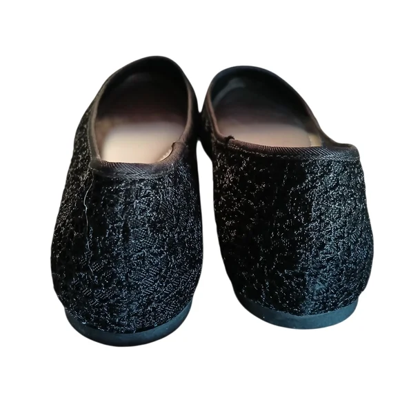 Sophia Taylor Black Lace Loafers Size 11M - Picture 3 of 6